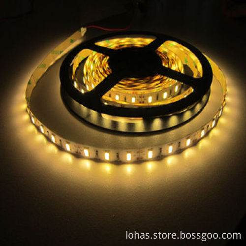SMD2835 Flexible Strips, Yellow,8-10lm/LED, 30leds/m,long lifespan,High brightness.